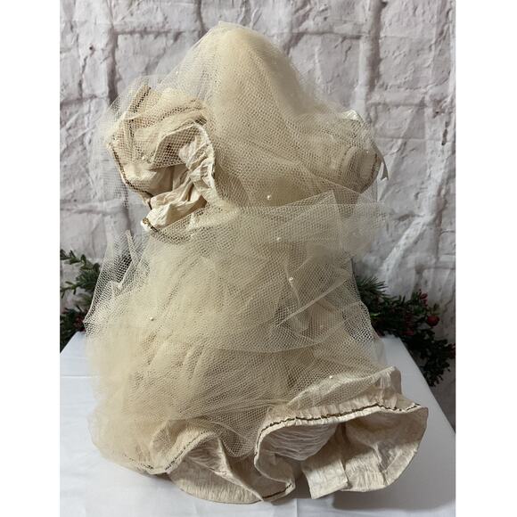 Vintage RR Roman Paper Mache Bride 13” Bride Mache - Picture 4 of 7
